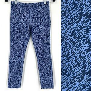 Nike Dri-FIT Essential Running‎ Crop Leggings 777168-486 Women's XS Small Blue